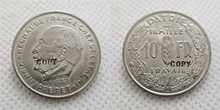 1941 frança 10 franceses-pétala (ensaio) padrão moedas cópia 2024 - compre barato