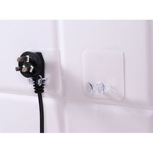 5pcs Wall Storage Hook Power Plug Socket Holder Transparent Adhesive Hanger Shaving Razor Rack Home Office Bathroom 2024 - buy cheap