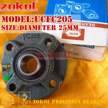 ZOKOL bearing Flange Cartridge Bearing Units UCFC205 TY90505Y Pillow Block Ball Bearing diameter 25mm 2024 - buy cheap