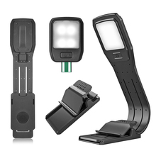 Flexible LED Night Light USB Rechargeable Clip On Eye Care Night Reading lamp 4 Brightness Level 2024 - buy cheap