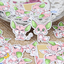 40 pcs  sticker kids paper diary Journal Cute green ear fox Scrapbooking Decorative Diy Stickers for Children Classic Toys 2024 - buy cheap