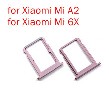 for Xiaomi Mi A2/ Mi 6X Card Tray Holder SIM Card SD Card Slot Holder Adapter for Xiaomi Mi 6X Repair Spare Parts 2024 - buy cheap