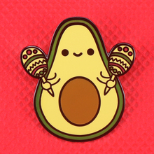 Cha-Cha Avocado enamel pin vegan brooch foodie pins cute fruit badge art jewelry gift for her, women's shirts backpack accessory 2024 - buy cheap