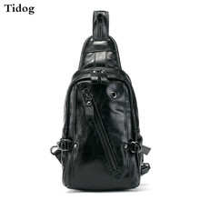 Bolso de cuero de moda Tidog coreano para hombre 2024 - compra barato