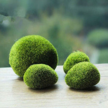 Pedra musgo miniatura dollouse jardim artesanato fada bonsai planta decoração marimo pedra artificial musgo espuma pedras planta verde 4 2024 - compre barato