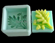 wholesale!!!1pcs The Leaves (R0078) Silicone Handmade Soap Mold Crafts DIY Mold 2024 - buy cheap