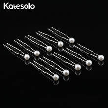 10Pcs Girls Women Hairpins U Shape Faux Pearl Wedding Jewelry for Bridal Princess Hair Pins Clips Accessories High Quality 2018 2024 - buy cheap