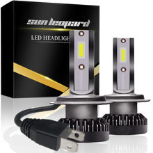 Fuxumar-mini lâmpadas led, para faróis h7, h4, h1, led, h8, h9, h11, kit, 9005, 9006, 9012, para automóvel, 12v, lâmpada led, 100 lm 2024 - compre barato