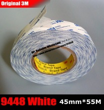 (45 мм * 50 м * 0,15 мм) 3M9448 белая двухслойная клейкая лента, устойчивая к высоким температурам, широко используемая. 2024 - купить недорого