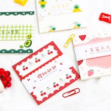 1PC Lovely Cherry Strawberry Memo Pad Stationery Sticky Notes Paper Bookmarks School Office Supplies 2024 - buy cheap