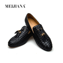 MEiJiaNa brand men shoes 2019 New BV breathable comfortable  men loafers luxury  men's flats men casual shoes 2024 - buy cheap