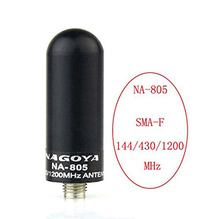 High gain 100% Nagoya NA-805 SMA-F Wide Band Antenna VHF UHF 144 / 430/1200MHz for Kenwood radio baofeng SMA Female hf antenna 2024 - buy cheap