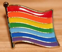 Низкая цена, Радужный Флаг, отворот, металлический значок, ЛГБТ, лесбиянок, геев, символ разнесения, значки с логотипом 2024 - купить недорого