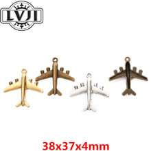 10pcs Vintage zinc alloy charms aircraft pendant fit Bracelet Necklace metal jewelry accessories Making 5977 2024 - buy cheap