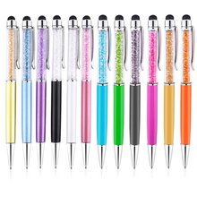 50pcs/pack Luxury 2 in 1 Crystal Diamond Stylus Pen and Ball Point Pen Function For Iphone 7 7plus 6s plus Samsung Galaxy S6 S7 2024 - buy cheap