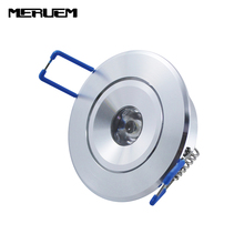 MERUEM 3W LED Recessed Downlight Silver Shell Ceiling Lamp For Wine Cabinet ,Living Room ,Suitable AC85-265V 2024 - buy cheap