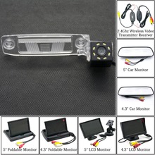 Câmera traseira para estacionamento do carro, para kia sportage sl sportage r 2011, 2013, 2014, 2015, k3, 2012, 8led, 4.3 ", 5", monitor 2.4ghz, sem fio 2024 - compre barato