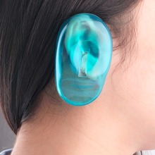 Protector de orejas de silicona transparente para Nuevo estilo, Color azul, 1 par 2024 - compra barato