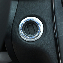 Botón de interruptor de arranque de coche, anillo de diamante decorativo para Hyundai Creta Tucson BMW X5 E53 VW Golf 4 7 5 Tiguan Kia Rio Sportage R KX5 2024 - compra barato