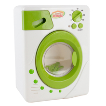 Crianças/bebê fingir jogar simulação a pilhas aparelho doméstico móveis de cozinha jogando jogo novidade brinquedo-máquina de lavar roupa 2024 - compre barato