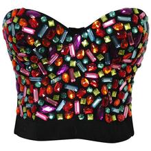 Lolita Candy Color Plastic Beads Pearls Push Up Bra,Underwear Bustier Club wear Cheering Squad Party Prom Bras,Lingerie Corset 2024 - buy cheap