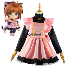 Sakura Cardcaptor Kinomoto Sakura, disfraz de gato, disfraz de Anime, disfraz de Anime 2024 - compra barato