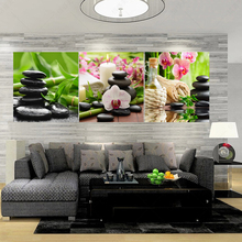 Canvas Painting Three-Picture Home Decor Combination Paintings Wall Pictures Living Room Wedding Christmas Decor  Stone Is Land 2024 - buy cheap