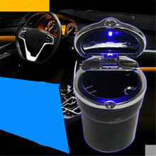 Car-Styling Car Cigarette ashtray with LED lamp For Mini One Cooper R50 R52 R53 R55 R56 R57 R58 R60 R61 PACEMAN COUNTRYMAN 2024 - buy cheap