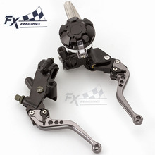 Alavancas de embreagem e freio para motocicletas, 22mm, em alumínio, ajustável, para honda xl125, varadero, v1-v3, 2001-2003, 2002 2024 - compre barato