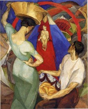 100% pintura al óleo hecha a mano, reproducción en lienzo de lino por artista profesional, la adoración de la Virgen-1913, DHL gratis 2024 - compra barato