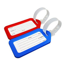 ABDB 10 Travel Luggage Bag Tag Plastic Suitcase Baggage Office Name Address ID Label 2024 - buy cheap