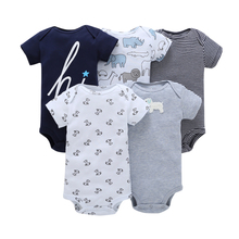 Baby bodysuit summer Body Suits Boy Girl Short Sleeve Clothes newborn Clothing Set fashion unisex new born costume 2021 cotton 2024 - buy cheap