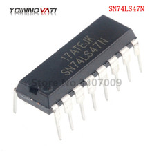 10PCS SN74LS47N DIP16 SN74LS47 74LS47N 74LS47 BCD to 7 Segment New original   2024 - buy cheap