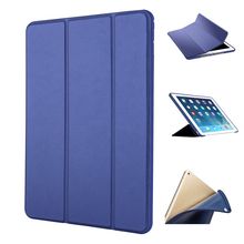 Capa de silicone ou couro para ipad pro 9.7, capa inteligente, modelos a1673, a1674, a1675, com parte traseira suave, 9.7 2024 - compre barato