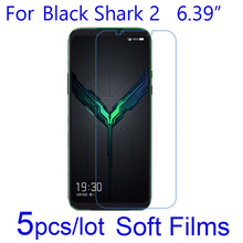 Xiaomi-tela protetora para celular black shark 2, protetor macio, transparente, fosco, nano, anti-explosão, película protetora para mi back, shark2 2024 - compre barato