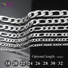 1 unidad Collar de cadena de acero inoxidable 316 de alta calidad, joyería artesanal, LSCH08 2024 - compra barato