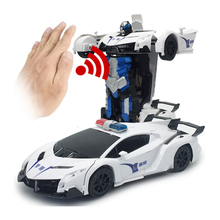 RC Car Robot Toys One-Click Deformation Gesture Sensing Remote Control Car 1:12 Colorful Lights Electric Kids Hobby Toys Gifts 2024 - buy cheap