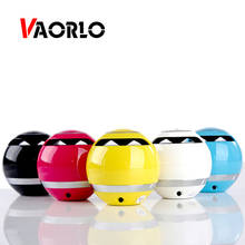 VAORLO Portable Stereo Mini Bluetooth Wireless Speaker for Smartphone Tablet with Mic Hands-free for Phone Support TF Card AUX 2024 - buy cheap