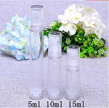 Free Shipping 5g/ml 10g/ml 15g/ml Clear Lucency Plastic Pump Bottle Shanpoo Lotion Cream Cosmetic Emulsion  Empty Packing Bottle 2024 - buy cheap