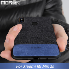 для Xiaomi mi mix 2s Чехол , задняя крышка mix2s, защитный чехол из ткани с силиконовыми краями, оригинальный чехол mix 2s 2024 - купить недорого