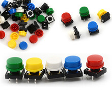 20PCS Hot Tactile Push Button Switch Momentary Tact Cap Micro Switch Button Cap B3F 12*12*7.3mm 2024 - buy cheap