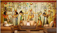 Papel tapiz 3d con foto personalizada, mural no tejido, celebración de los antiguos egipcios, murales de pared 3d, papel de pared para decoración de habitación 2024 - compra barato