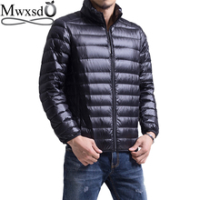 Mwxsd brand Winter men's 90% White Duck Down coat and jacket Men warm duck Feather Thin Ultralight Jackets Coat male Outdoors 2024 - buy cheap