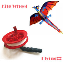 Колесо для воздушных змеев, леска длиной 100 м/50 м, витая леска, красное колесо, катушка для воздушных змеев, намотка, летающие игрушки для детей, аксессуары для воздушных змеев 2024 - купить недорого