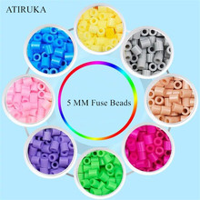 500pcs/bag 5mm Hama Beads Juguetes Perler Beads Puzzles for Children Educational Toys Jigsaw Puzzle 3D For Children Zabawki 2024 - buy cheap