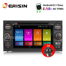 Erisin ES2831FB 7" Car DVD Player Android 8.1 Car Stereo GPS Satnav DAB+ 4G for Ford Fiesta Kuga Fusion 2024 - buy cheap