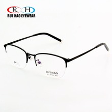 Montura de gafas a la moda para hombre y mujer, anteojos sin montura, montura de aleación de diseño Retro, gafas Unisex 2024 - compra barato