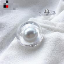 1pc Mushroom White Pearl Buttons For Clothing Cashmere Coat Buttons Children's Sweater Jacket Decorative Button Diy Accessories 2024 - buy cheap