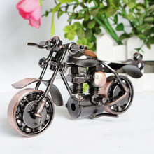 Envío Gratis creativo metal artesanal hecho a mano motocicleta modelo juguete moda pub/decoración del hogar regalo de promoción 2024 - compra barato
