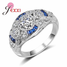 New Newes Style Zircon Lady Wedding Ring For Girls 925 Sterling Silver Rings For Women AAA+ Crystal Fashion  Accessory 2024 - buy cheap